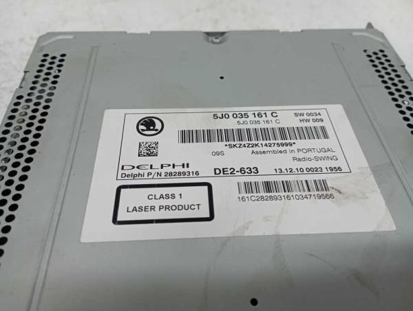 RADIO SKODA FABIA 2010-2014 - Vue 3